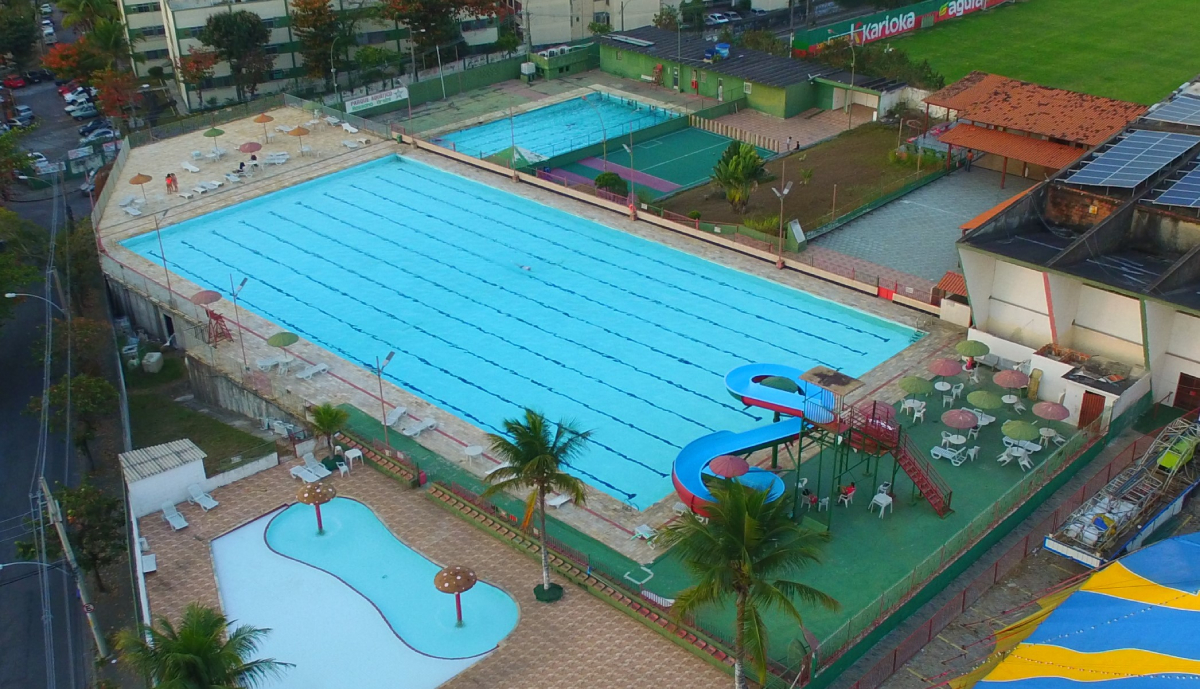 O Parque Aquático Rosano Orsini possui três piscinas que atendem todos os perfis de banhistas