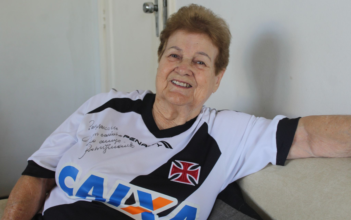 Aos 89 anos, Margarida Lourenço ainda nutre uma grande admiração pelo Vasco