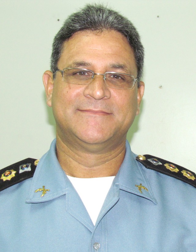 O novo comandante do 17º BPM, Ten. Cel. Ezequiel Oliveira de Mendonça